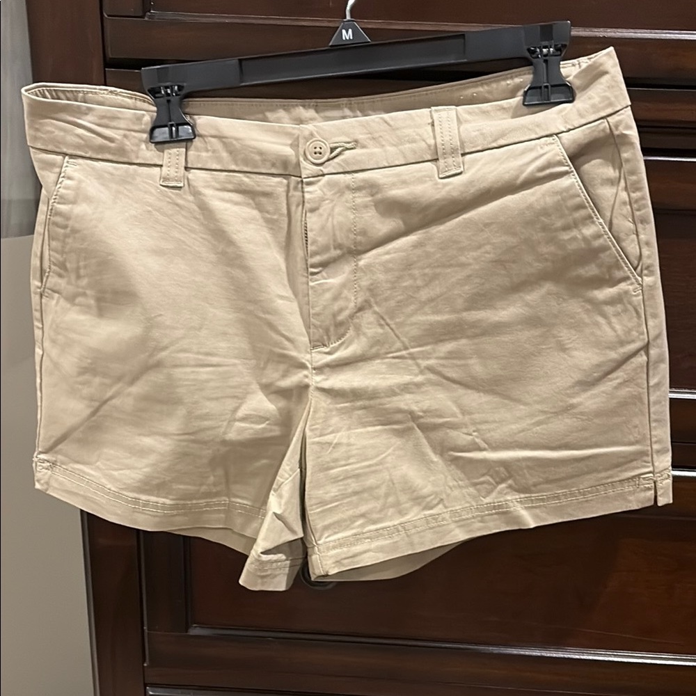 Magellan Outdoors Tan High Waist Shorts